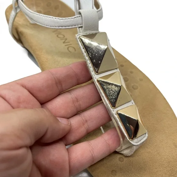 Vionic Nala Gold Studded Sandals - Picture 4 of 9